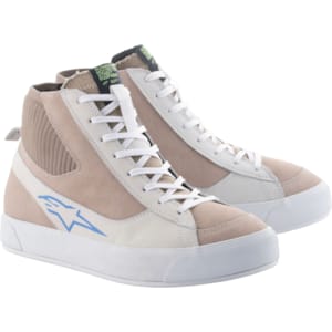 Motorschoenen ALPINESTARS Stella Stated Podium Shoes Wit-Licht Grijs