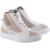 Motorschoenen ALPINESTARS Stella Stated Podium Shoes Wit-Licht Grijs