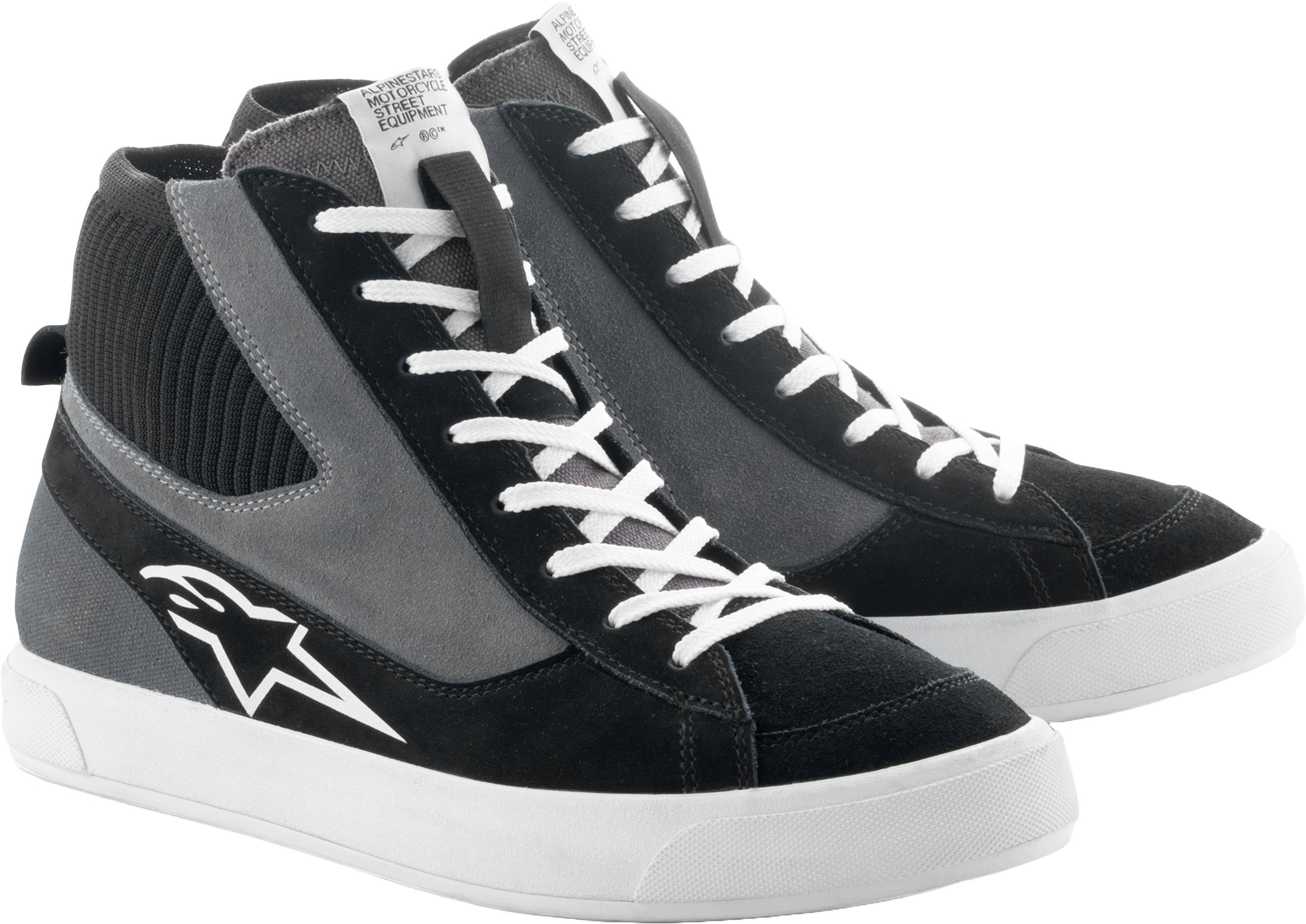 Chaussures moto hommes ALPINESTARS Stated Shoes Noir-Gris-Blanc