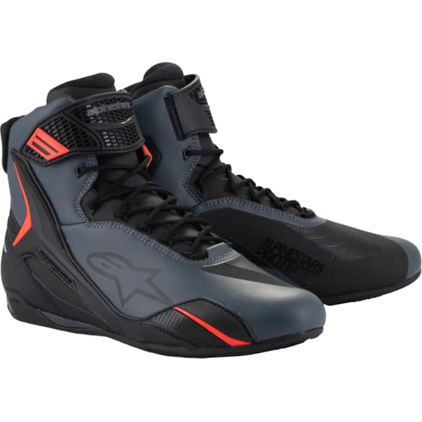ALPINESTARS Faster-4 Noir-Gris-Rouge Fluo