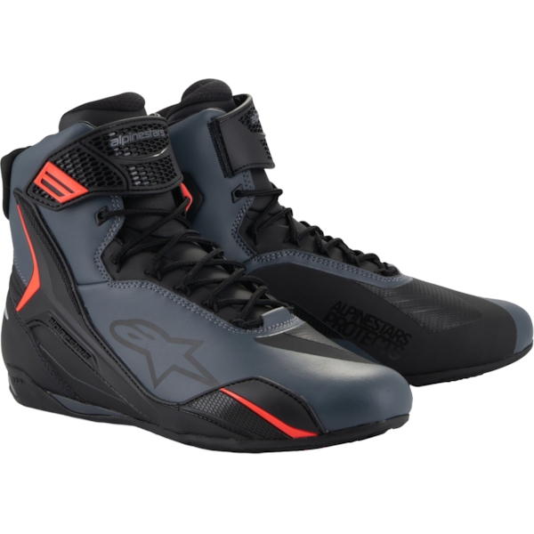 ALPINESTARS Faster-4 Black-Grey-Red Fluo