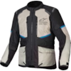 ALPINESTARS Andes Air Drystar Jacket Noir-Laurel Gris-Bleu Vif
