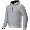 ALPINESTARS Chrome V2 Sport Hoodie Grey Heather-Red Fluo