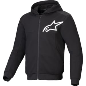 Motorcycle hoodies, shirts, non-WP tex jack. men ALPINESTARS Chrome V2 Sport Hoodie Black-White