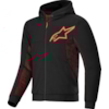 ALPINESTARS Chrome Air Sport Hoodie Zwart-Rood Fluo