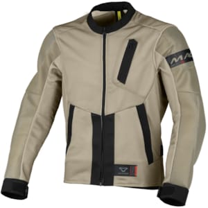 Doorwaai motorjas en hoodie heren MACNA Torido Zwart - Taupe