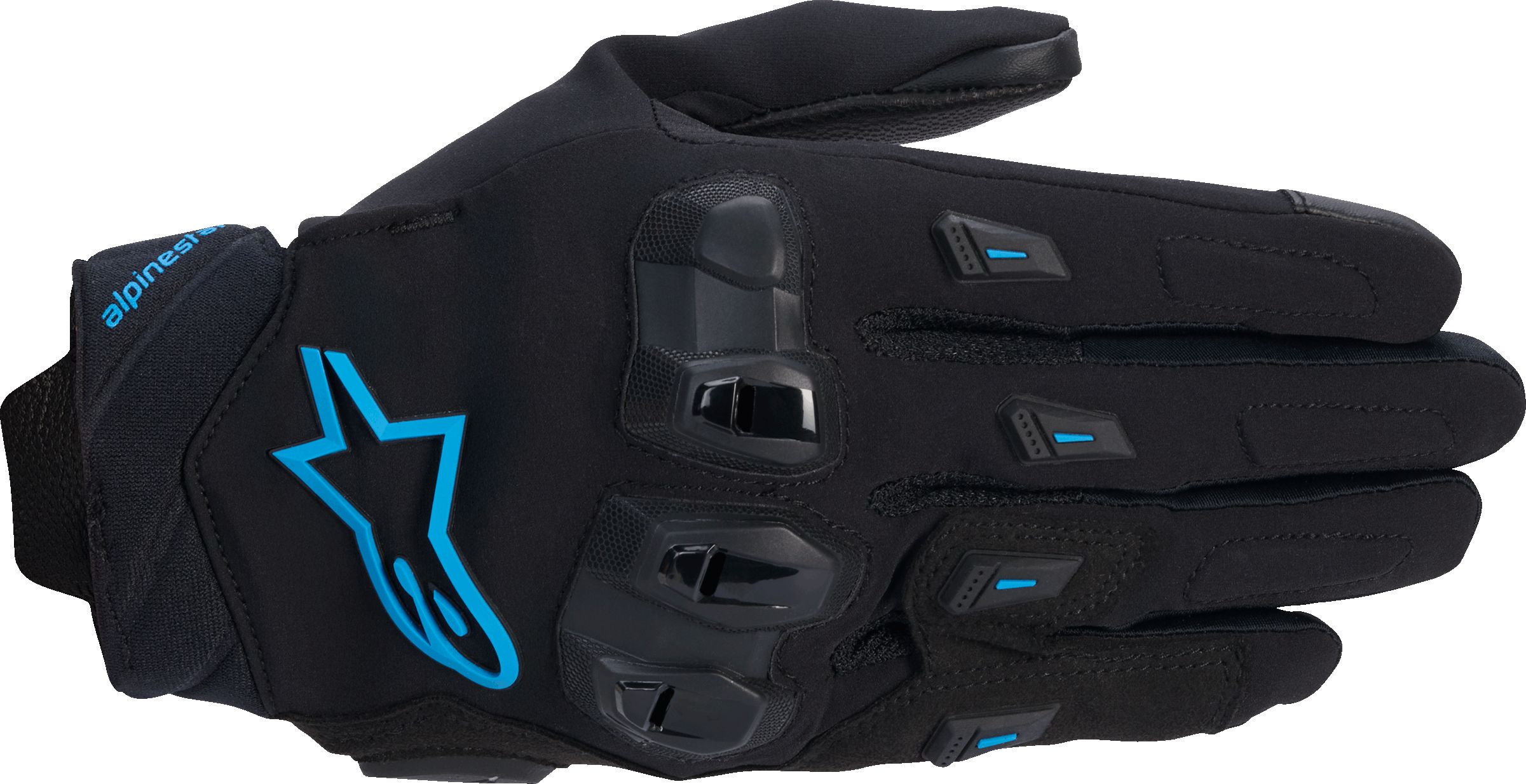 Zomerhandschoenen dames ALPINESTARS Stella SP X 3 Gloves Zwart-Blithe Blauw