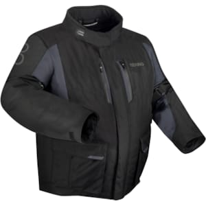 Men's textile motorcycle jacket BERING Siberia King Size Black-Grey