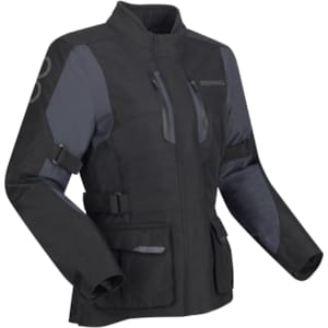 Women's textile motorcycle jacket BERING Lady Siberia Black-Grey