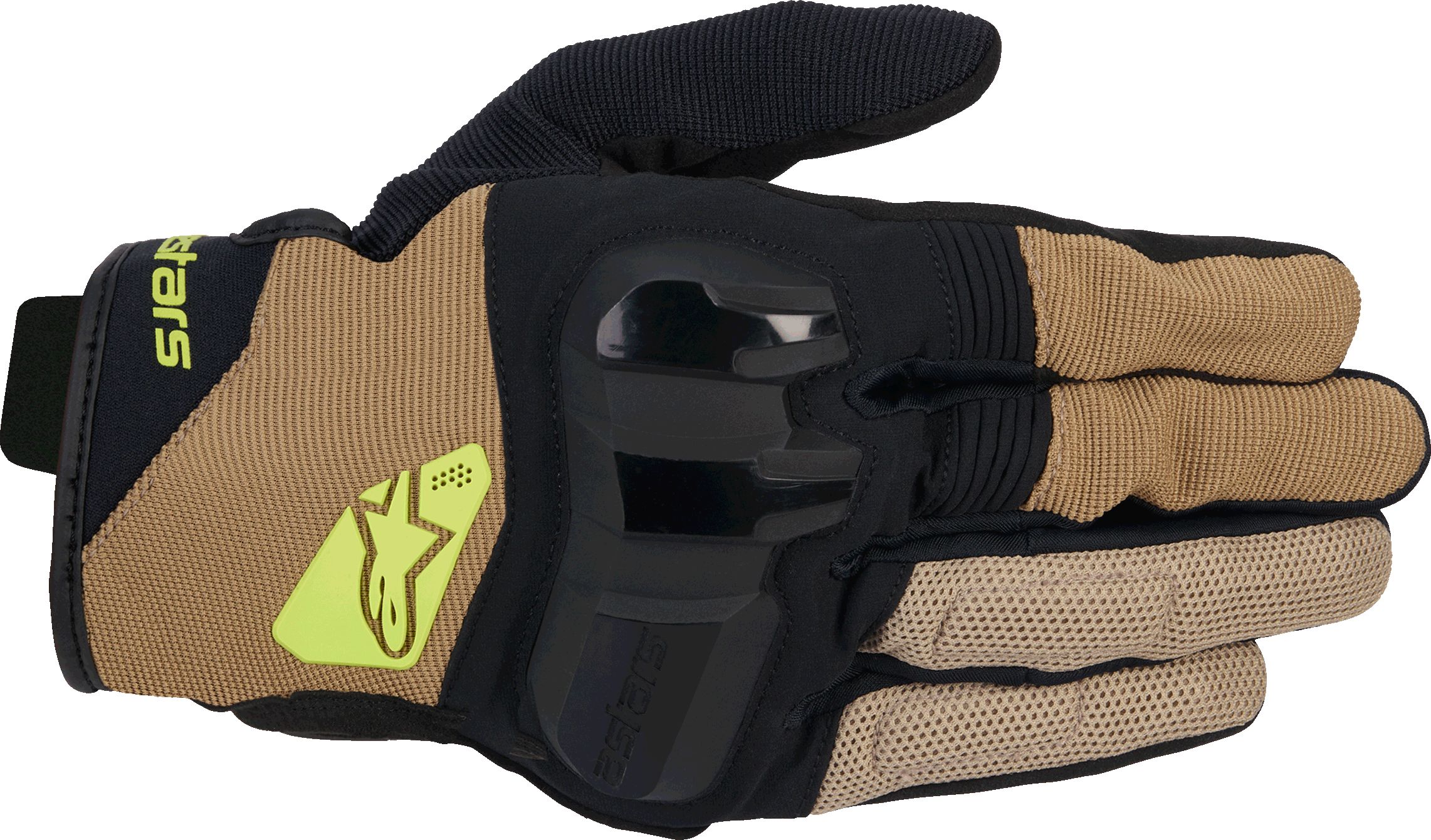 Men's summer gloves ALPINESTARS Chrome V2 Dark Khaki-Black
