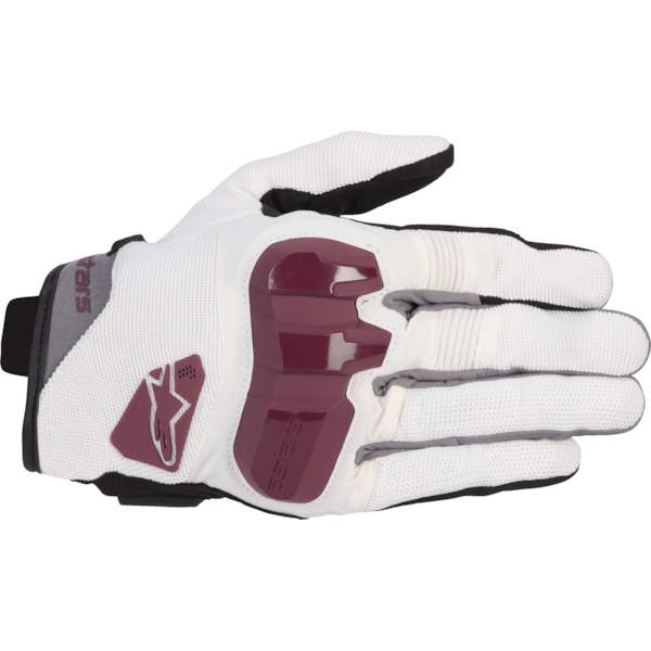 ALPINESTARS Chrome Women's Gloves Off White-Burgundy