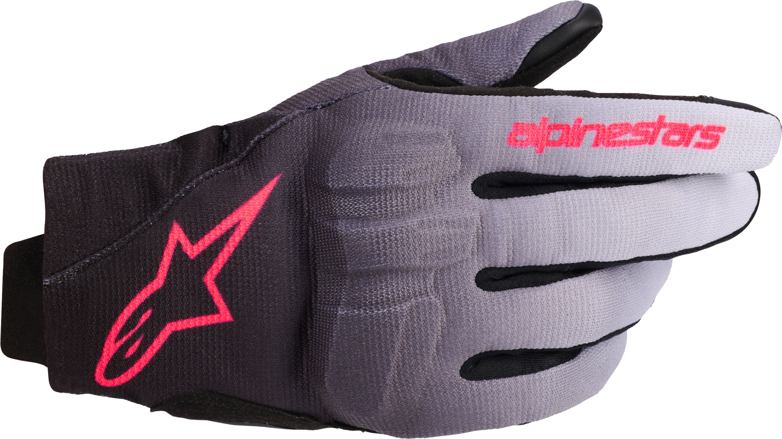 Zomerhandschoenen dames ALPINESTARS Reef Women's V2 Gloves Grijs-Zwart-Roze Fluo