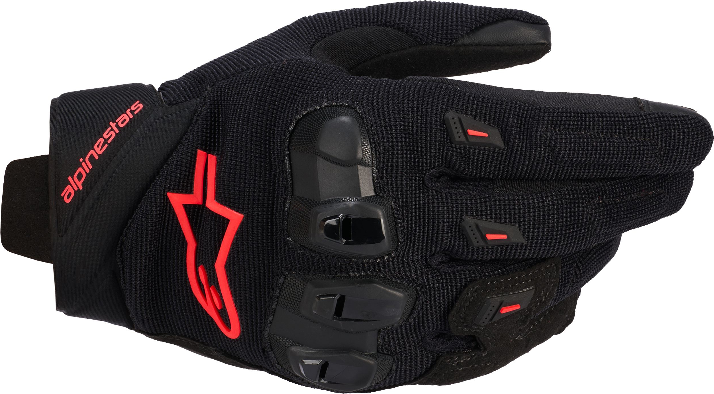 Zomerhandschoenen dames ALPINESTARS Stella SP X 1 Gloves Zwart-Rood Fluo