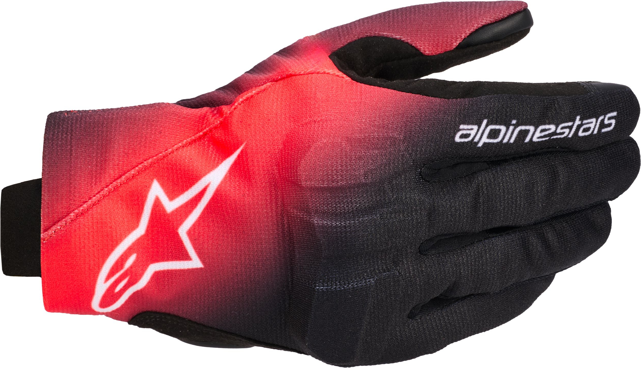 Zomerhandschoenen heren ALPINESTARS Reef V2 Gloves Zwart-Rood Fluo-Wit
