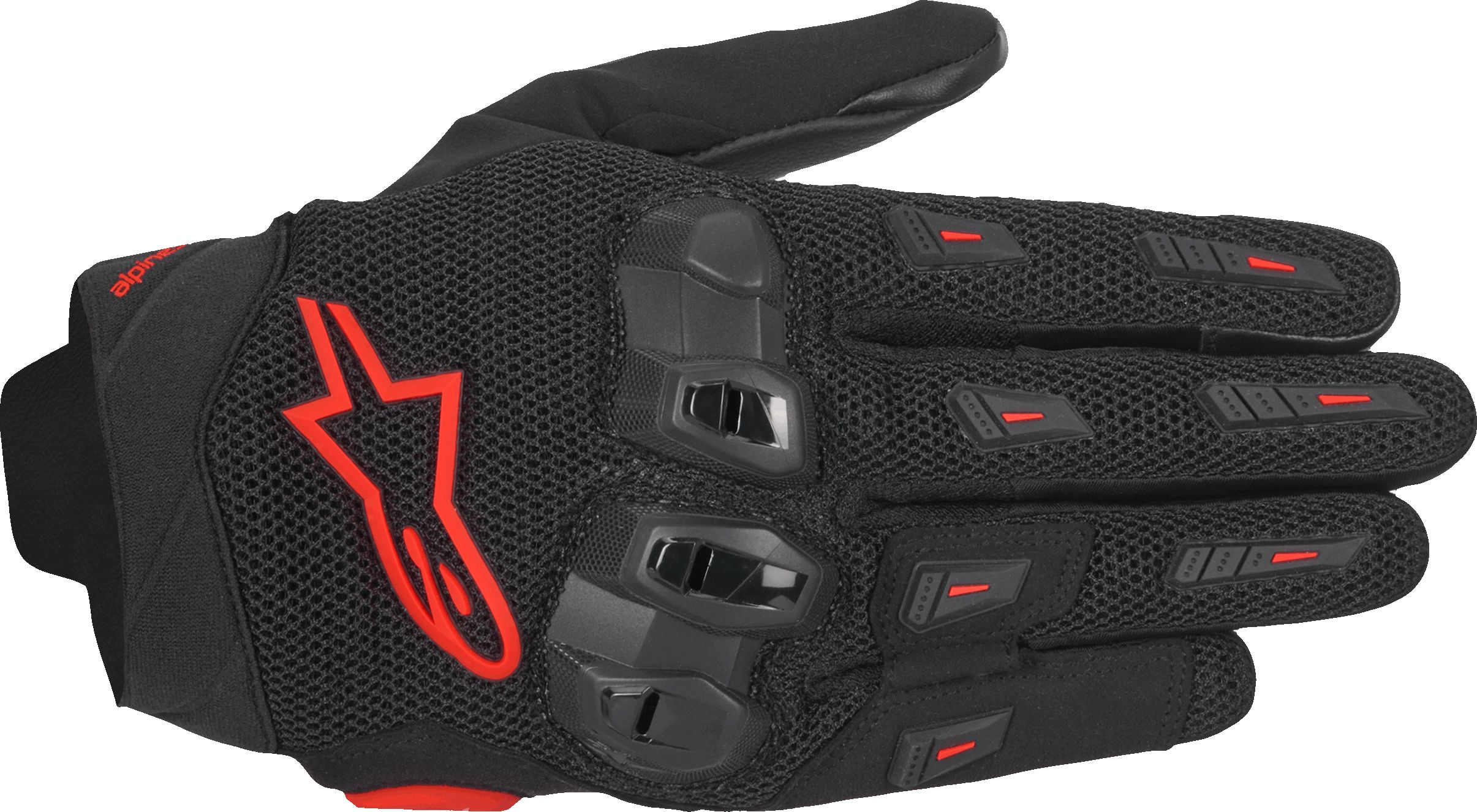 ALPINESTARS SP X 5 Air Gloves Zwart-Rood Fluo