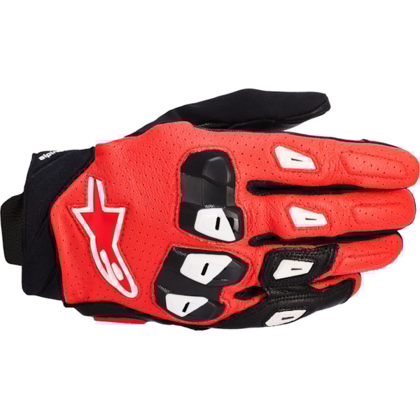 ALPINESTARS SP X 7 Gloves Zwart-Helder Rood-Wit