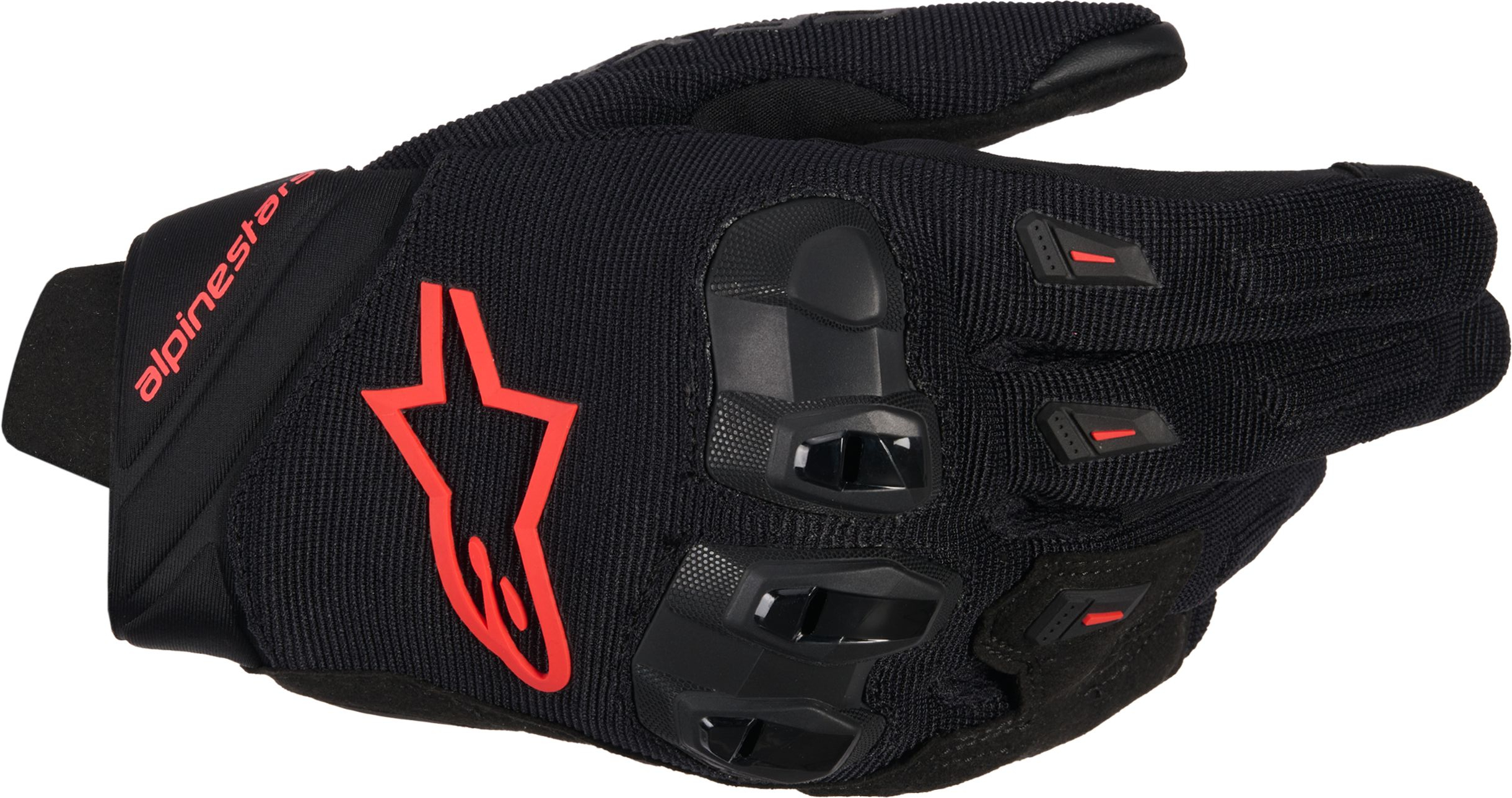 Gants été hommes ALPINESTARS SP X 1 Gloves Noir-Rouge Fluo