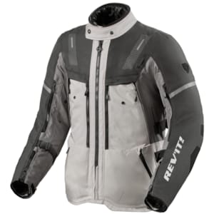 Textiel motorjas heren REV'IT! Sand 5 H2O Jacket Zilver - Antraciet