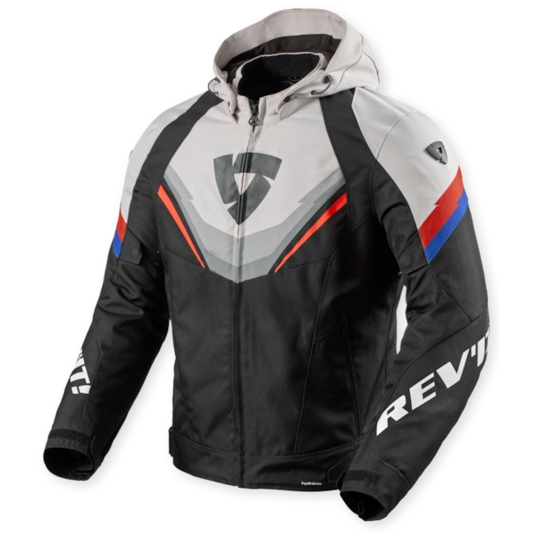 REV'IT! Quantum 3 H2O Jacket Zwart - Lichtgrijs