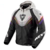 REV'IT! Quantum 3 H2O Jacket Noir - Gris clair