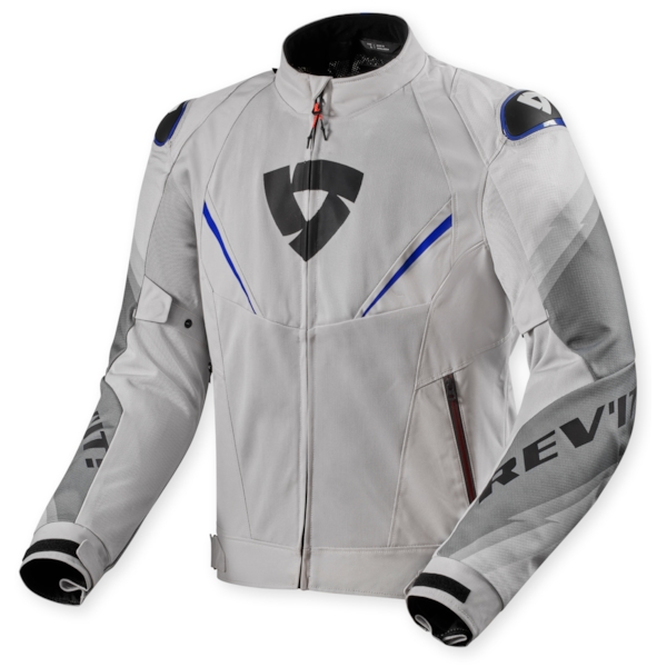 REV'IT! Quantum 3 Air Jacket Zilver - Blauw