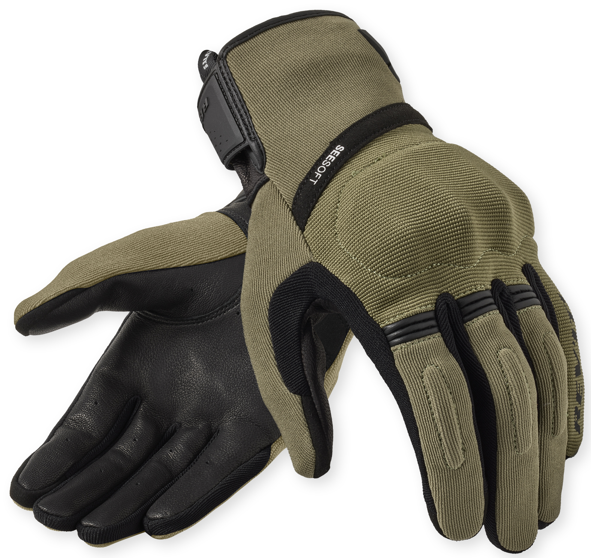 Gants été hommes REV'IT! Mosca 2 Vert - Noir