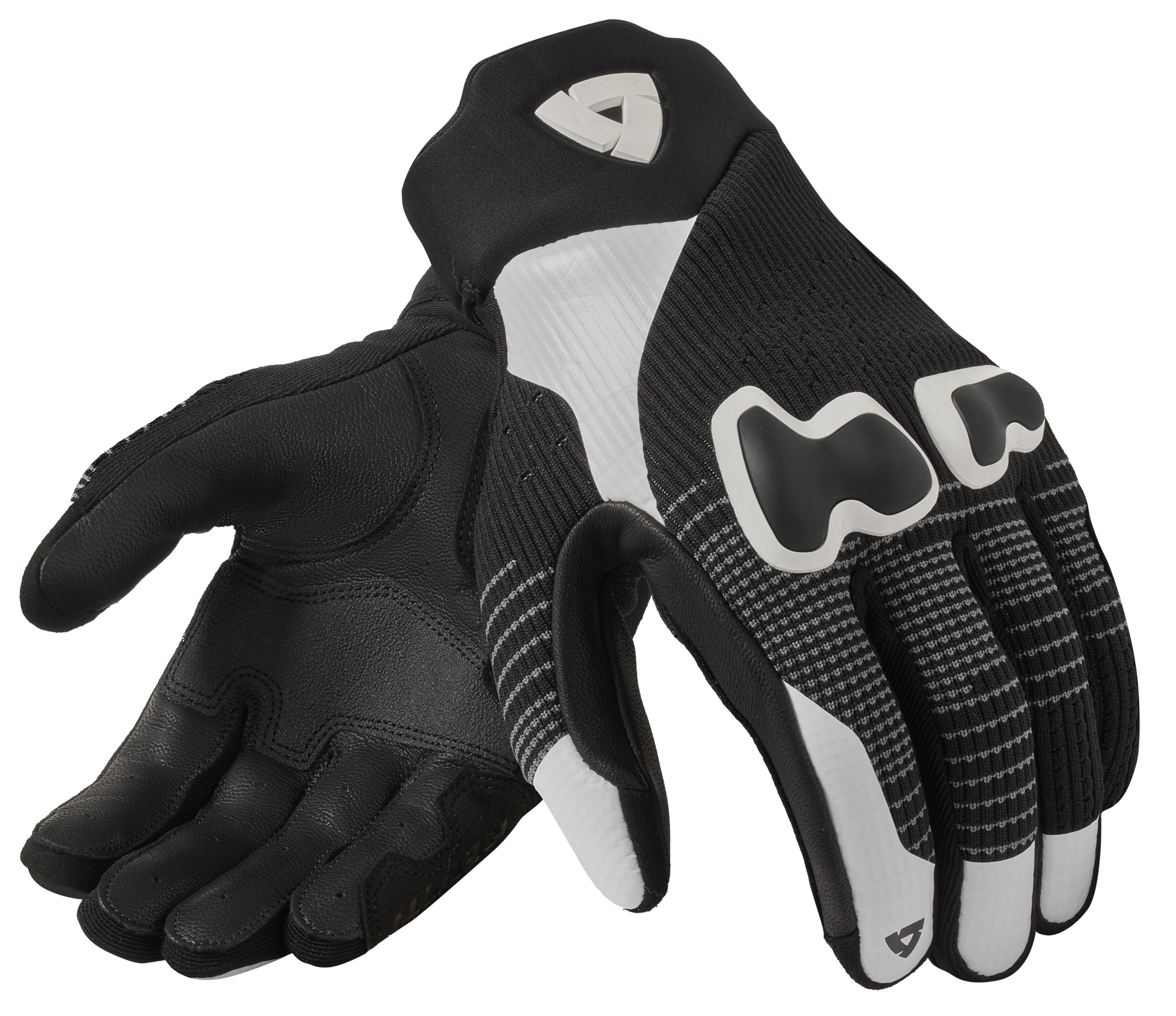 Gants été hommes REV'IT! Kinetic 2 Noir - Blanc