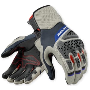 Zomerhandschoenen REV'IT! Sand 5 gloves Zilver - Rood