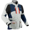 BERING Lady Siberia Jacket Grijs-Blauw-Rood
