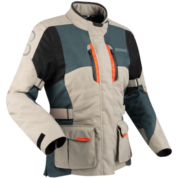 BERING Lady Siberia Jacket Beige-Gris-Orange