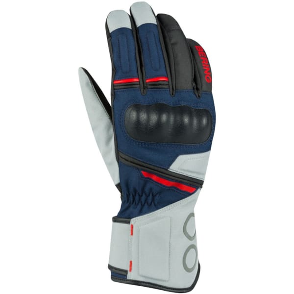 BERING Siberia Gloves Grey-Blue-Red