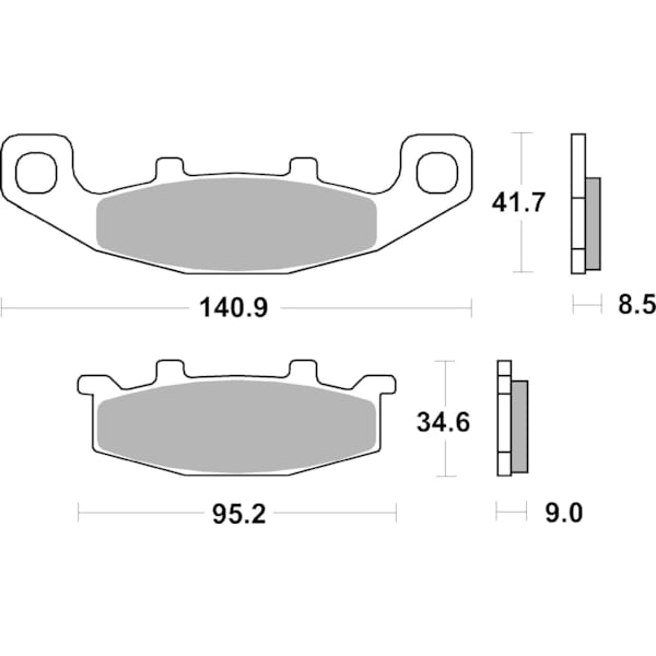 BREMBO Brake Pads Road Sintered 07KA09SP