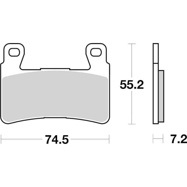 BREMBO Brake Pads Road Sintered 07HO45SA