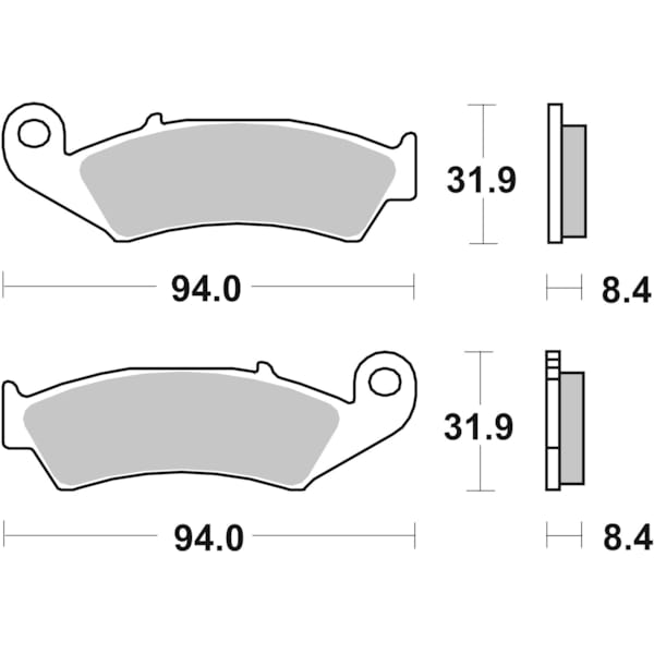 BREMBO Brake Pads Road Sintered 07HO29SP