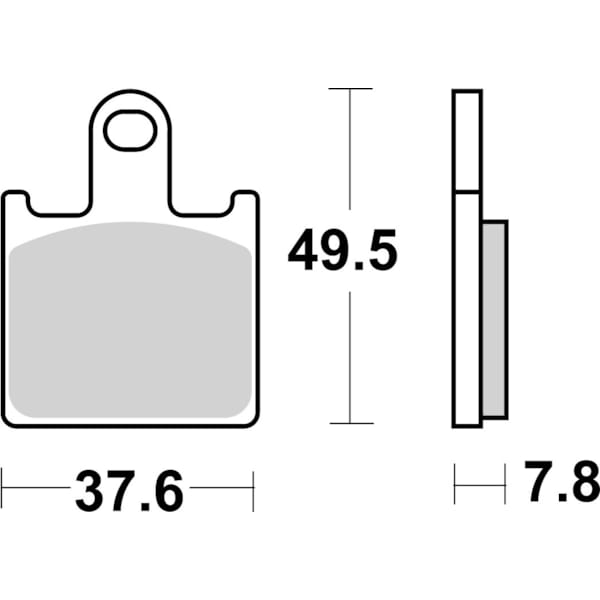BREMBO Brake Pads Road Sintered 07KA28SA