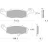 BREMBO Plaquettes de frein moto Route Métal Fritté 07KA19LA