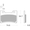 BREMBO Plaquettes de frein moto Route Métal Fritté 07YA26SA