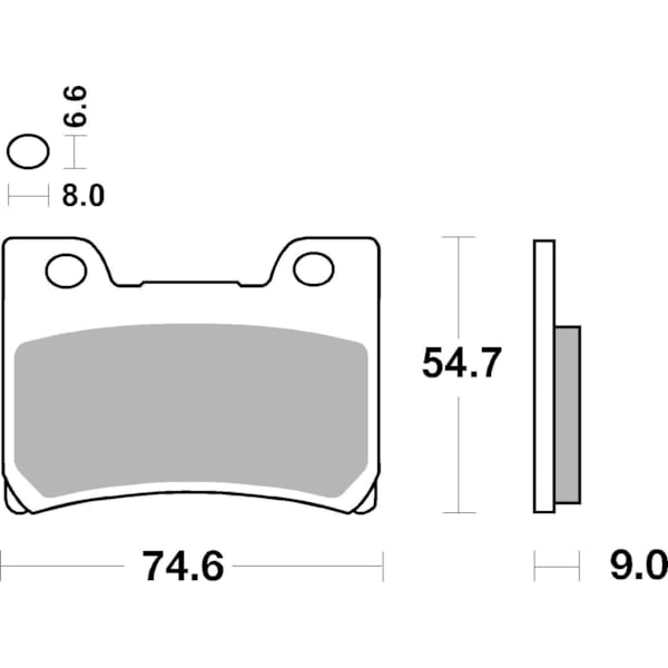 BREMBO Plaquettes de frein moto Route Métal Fritté 07YA26SA