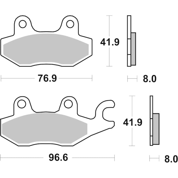 BREMBO Brake Pads Road Sintered 07YA22SA