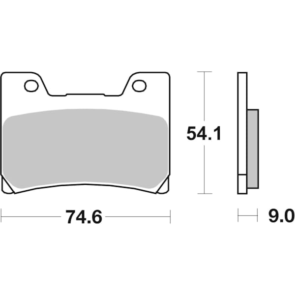 BREMBO Brake Pads Road Organic 07YA2409