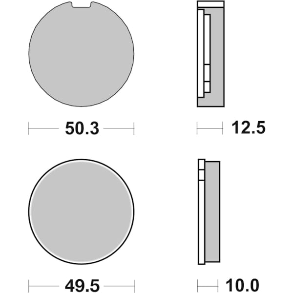 BREMBO Plaquettes de frein moto Route Organique 07KS0124