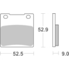 BREMBO Remblokken Road Organisch 07KS0507