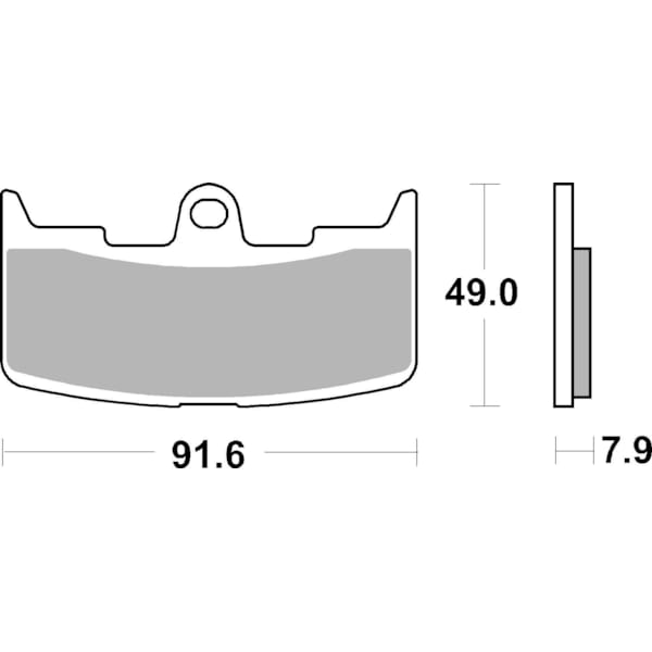 BREMBO Brake Pads Road Sintered 07GR68SA