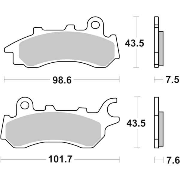 BREMBO Brake Pads Road Organic 07HO64CC