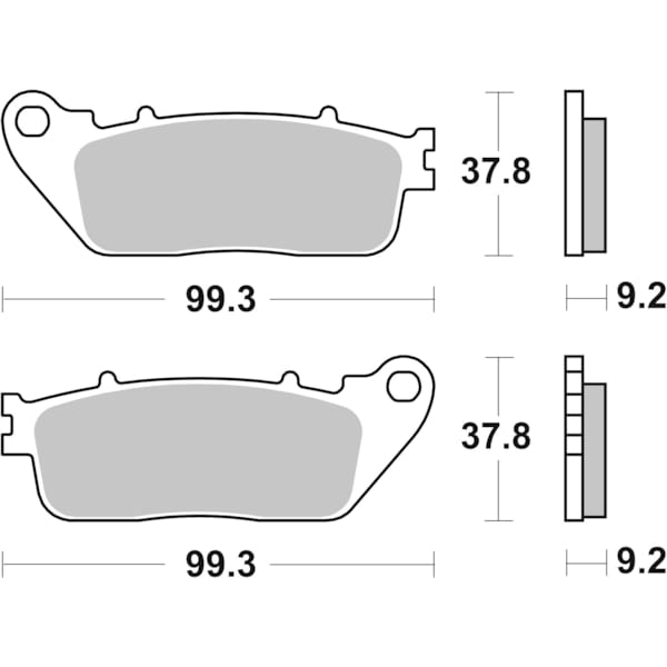 BREMBO Brake Pads Road Sintered 07HO13SP