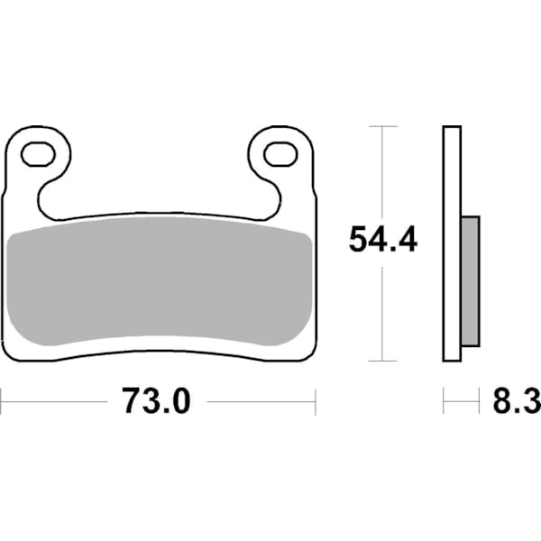 BREMBO Plaquettes de frein moto Route Métal Fritté 07GR90SA