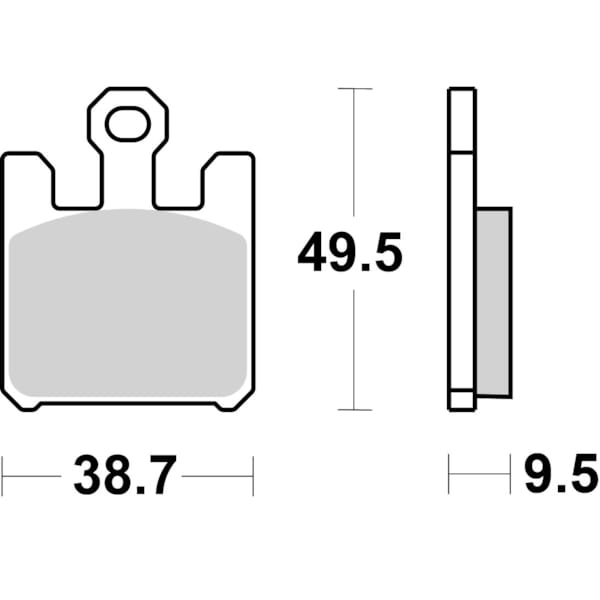 BREMBO Brake Pads Road/Sport sintered 07SU26SR