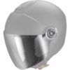 SCORPION Visor EXO-City II (KDS-O-01) Silver iridium