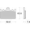 BREMBO Remblokken Road/Sport Gesinterd Metaal 07KA14SR