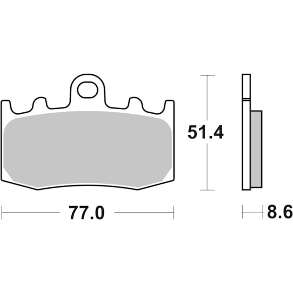 BREMBO Brake Pads Road/Sport Sintered 07BB26SR